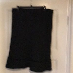 A skirt wool and polyester from the gap